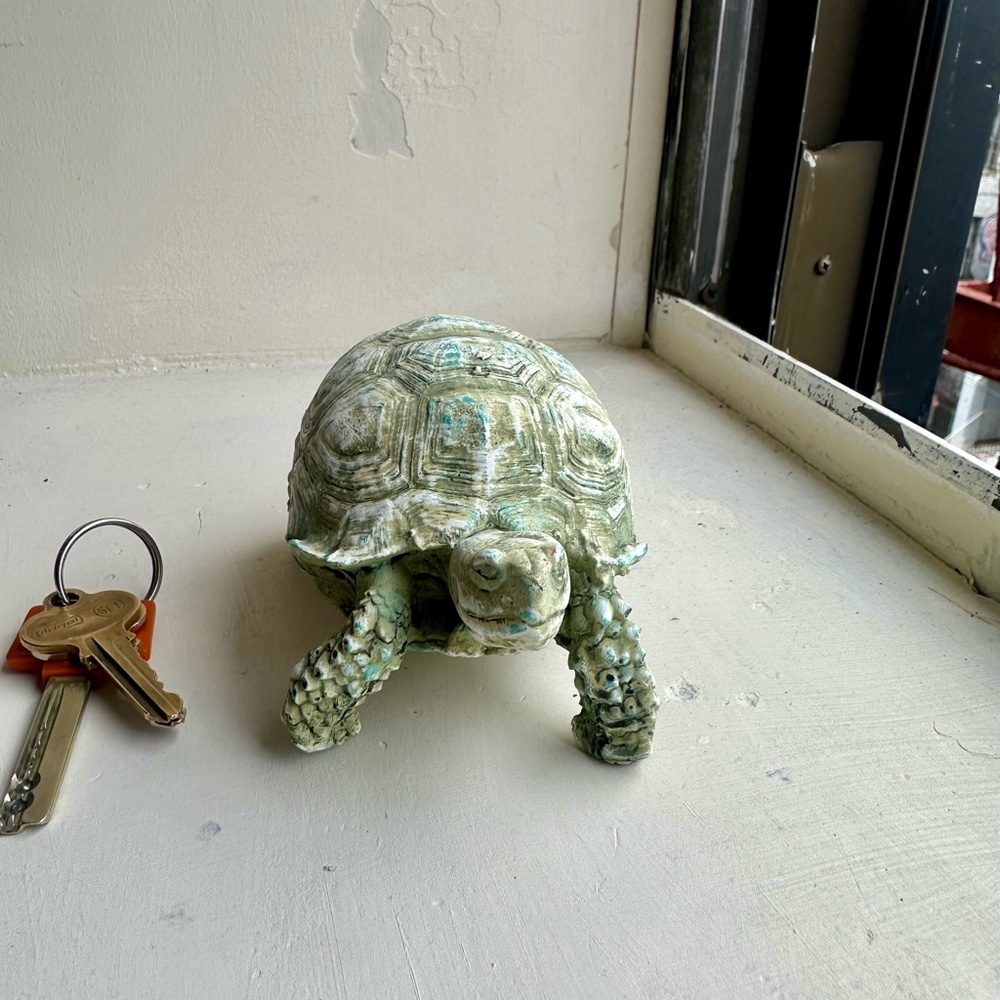 Ceramic Turtle Figurine